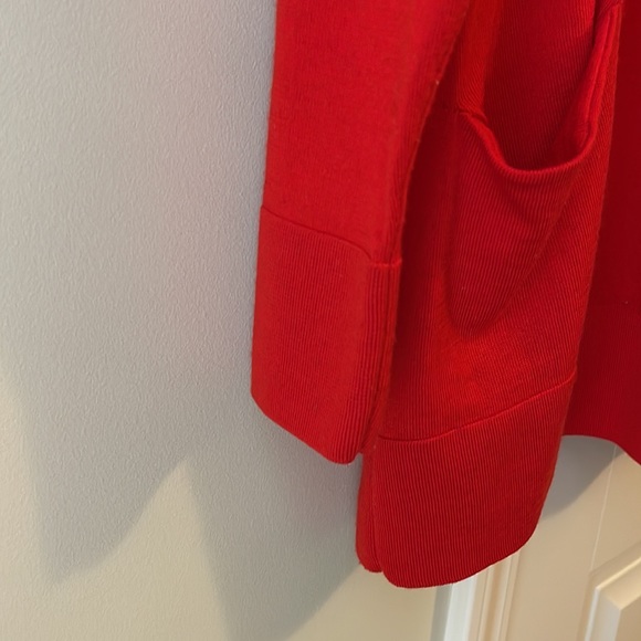Loft sweater cardigan in large red - Picture 4 of 5